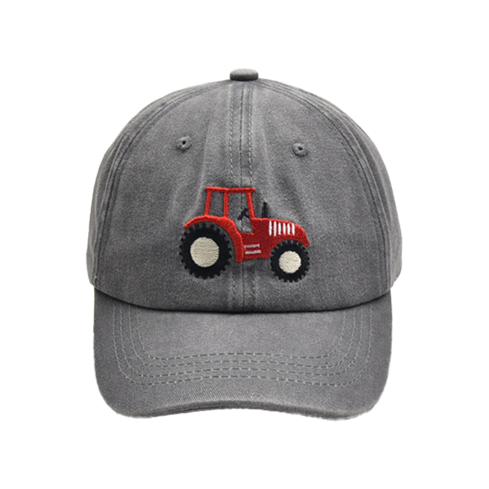 （Pre Order）Kid's Tractor Embroidered Baseball Cap