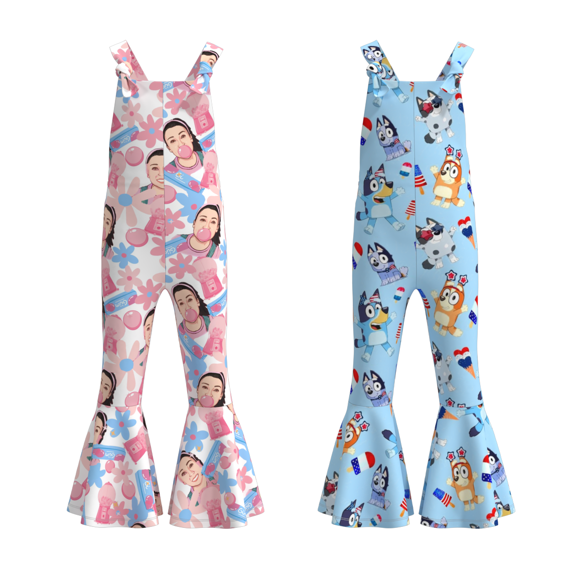 （Pre Order）Girls Summer Character Jumpsuit