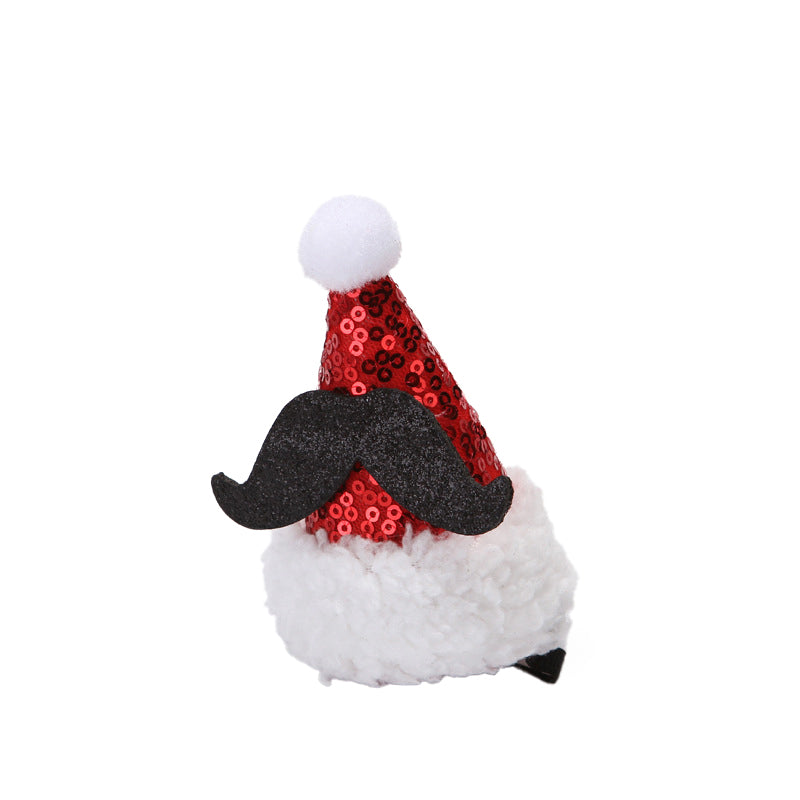 （Pre Order）Girls Christmas Hat Hair Clip