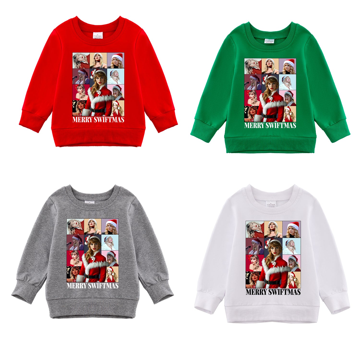 （Pre Order）Girls Christmas Print Sweatshirt