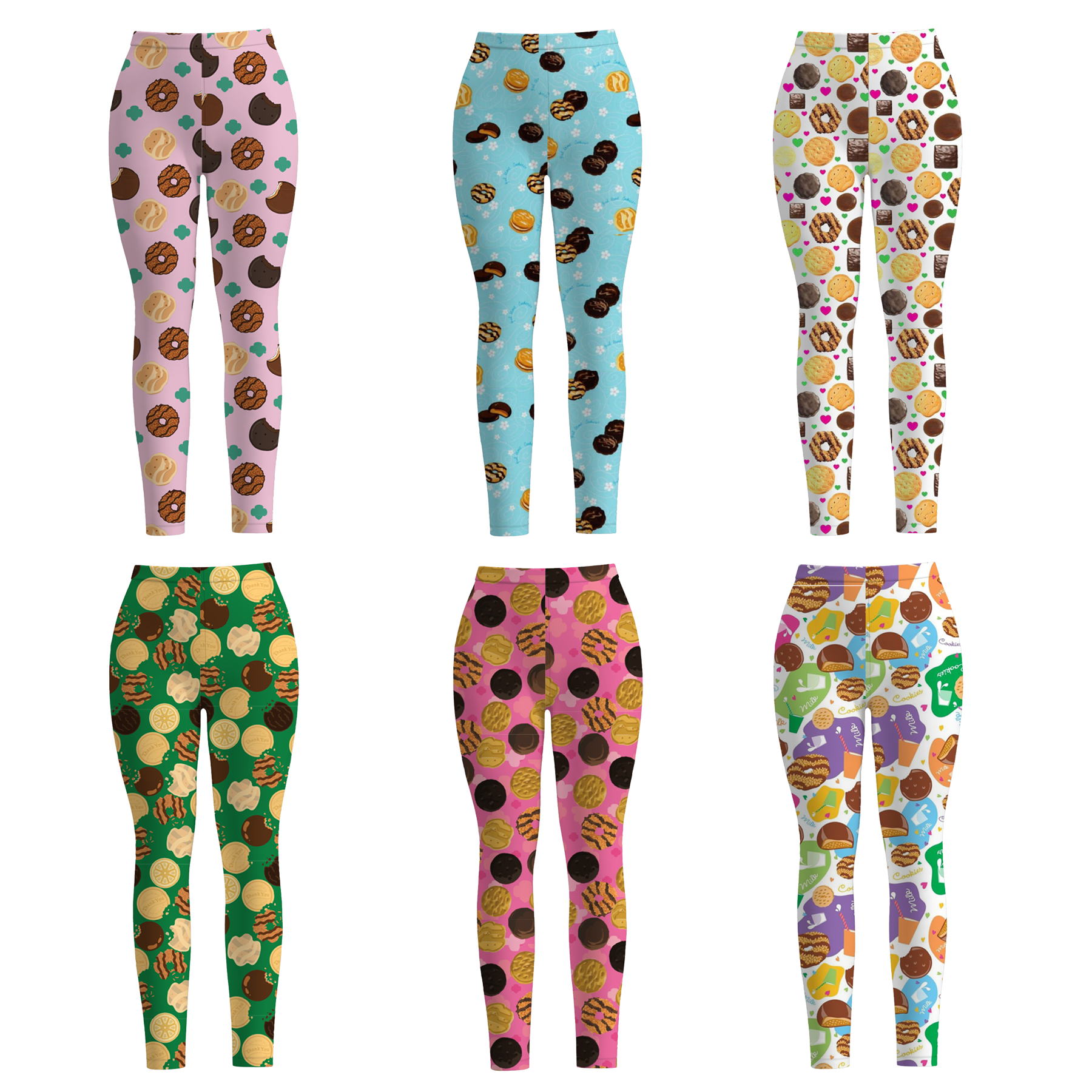 （Pre Order）Adults Dessert Print Pants