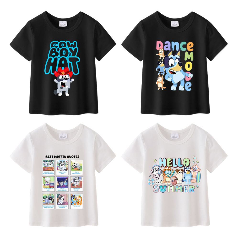 （Pre Order）Summer Cotton Cartoon Print T-shirt