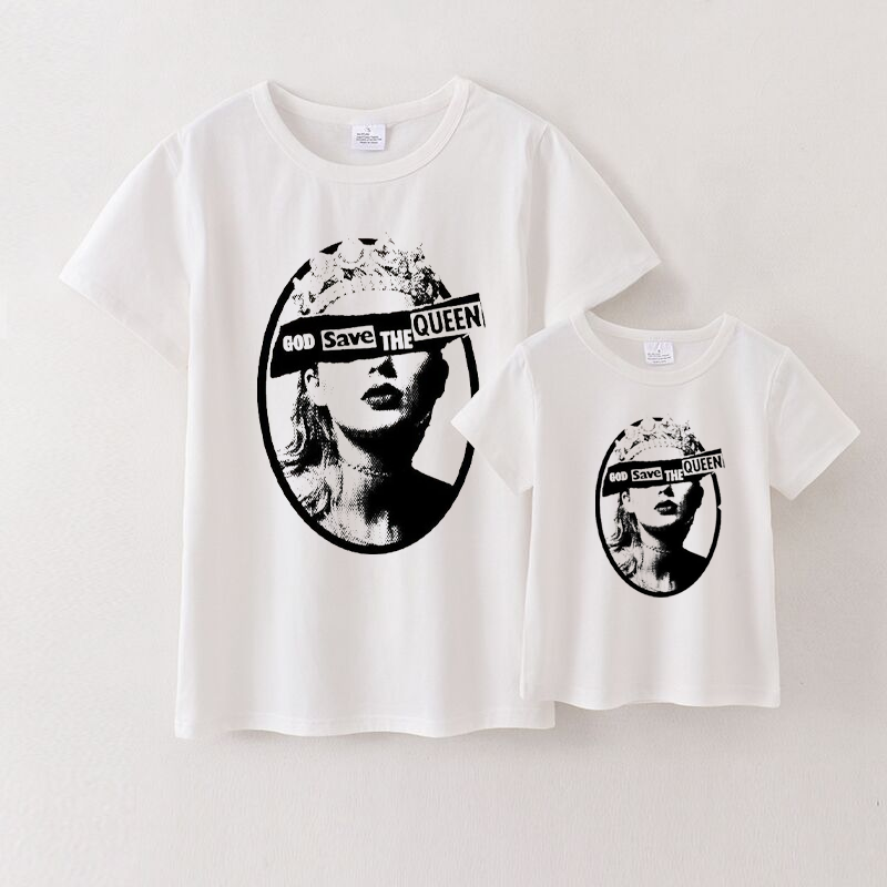 （Pre Order）Mommy and Me TS White Cotton T-shirt