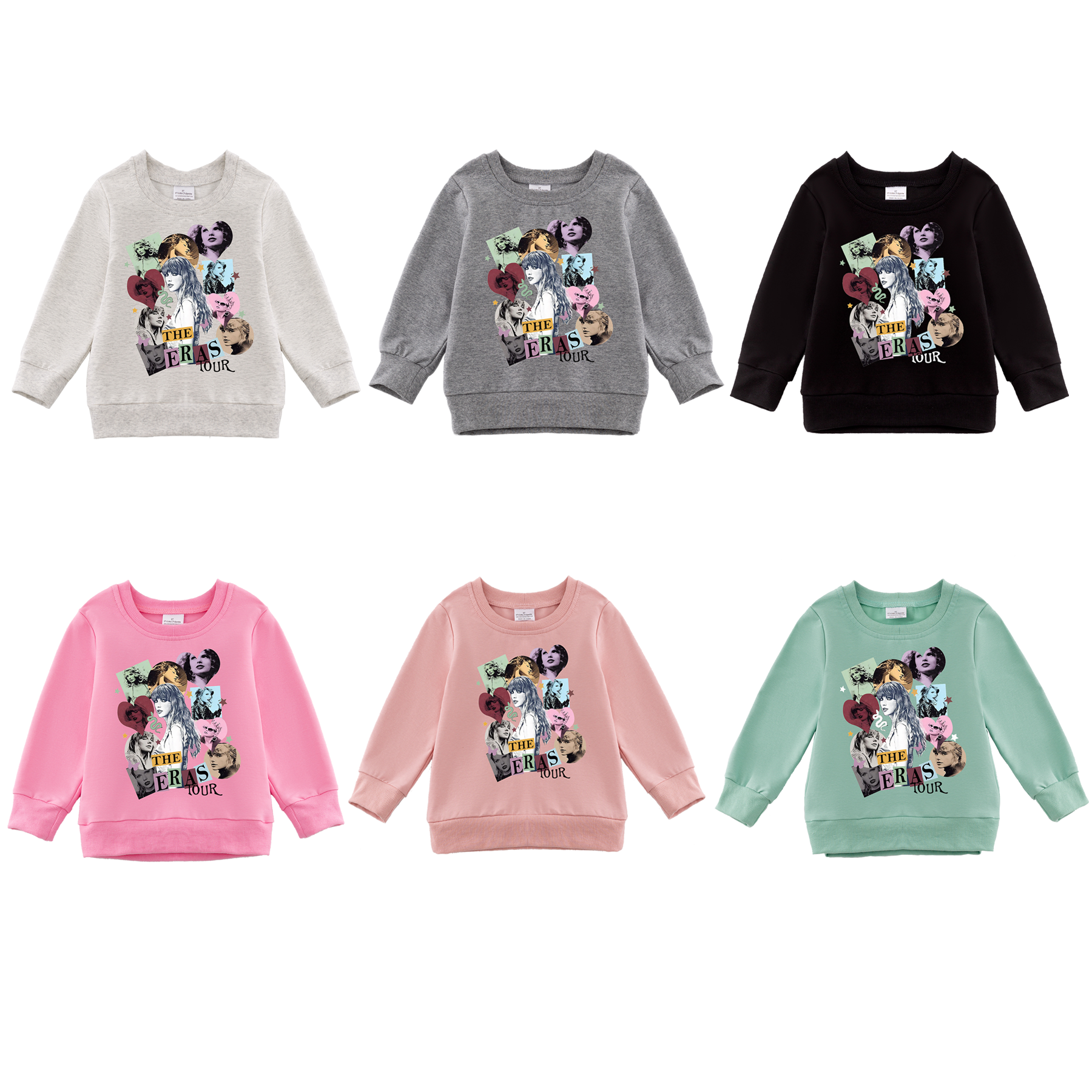 （Pre Order）Girls Fall TS Print Sweatshirt