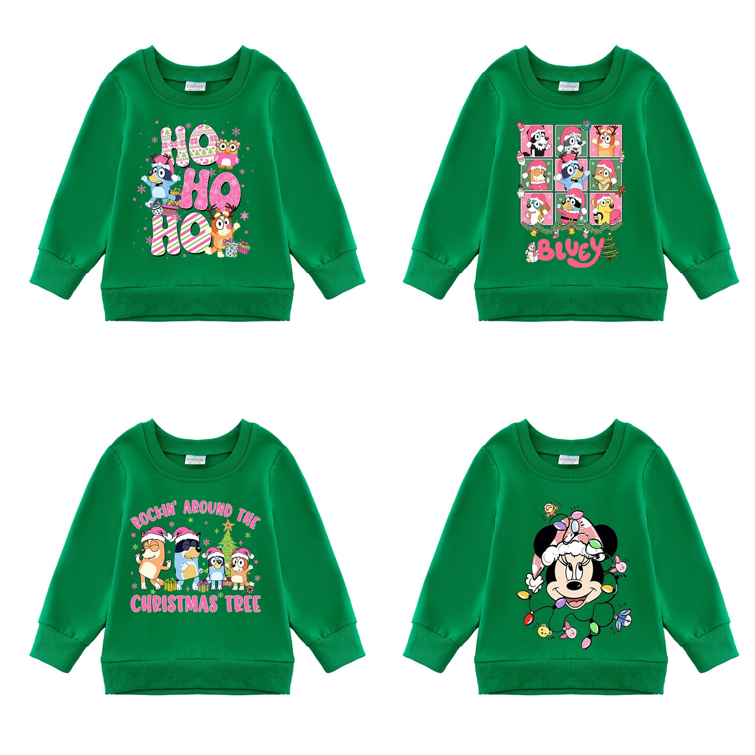 （Pre Order）Girls Christmas Print Sweatshirt