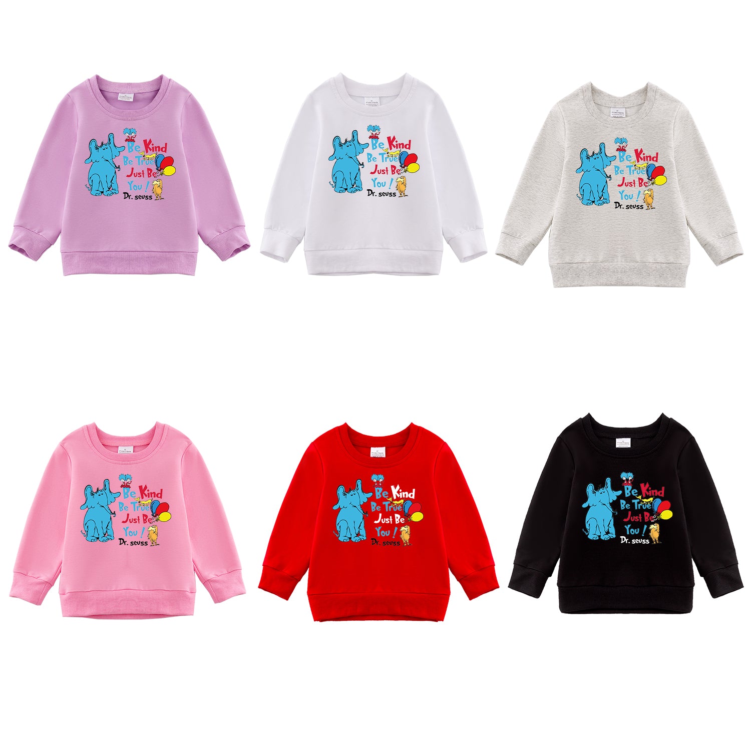 （Pre Order）Girls DR SEUSS Print Sweatshirt