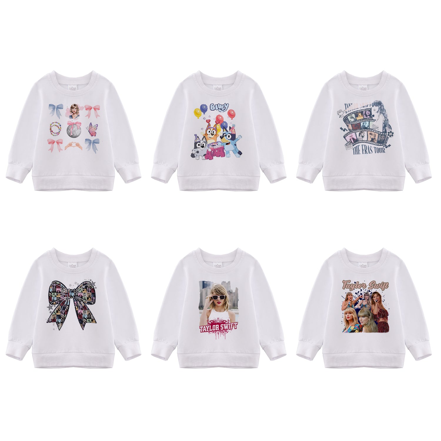 （Pre Order）Girls Fall TS Print Sweatshirt