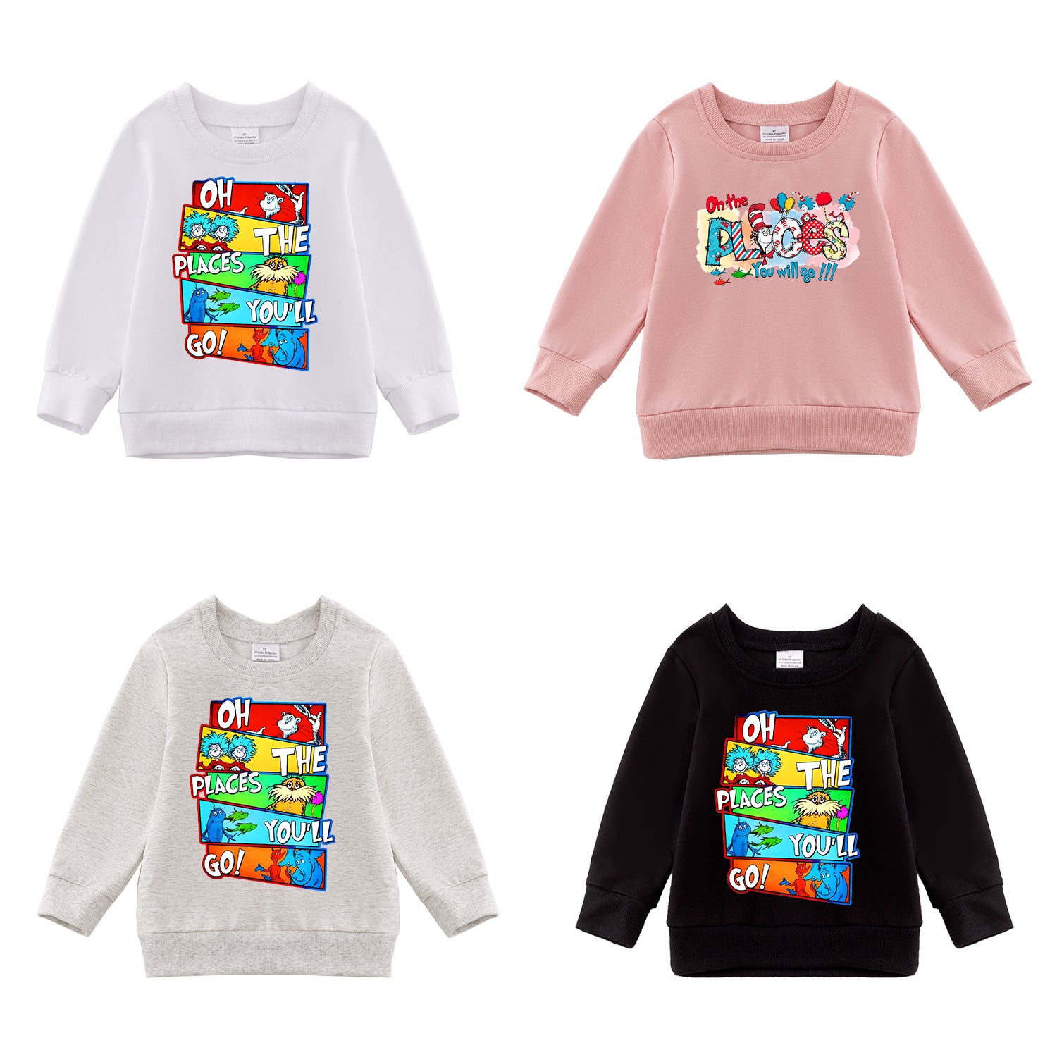 （Pre Order）Girls DR SEUSS Print Sweatshirt