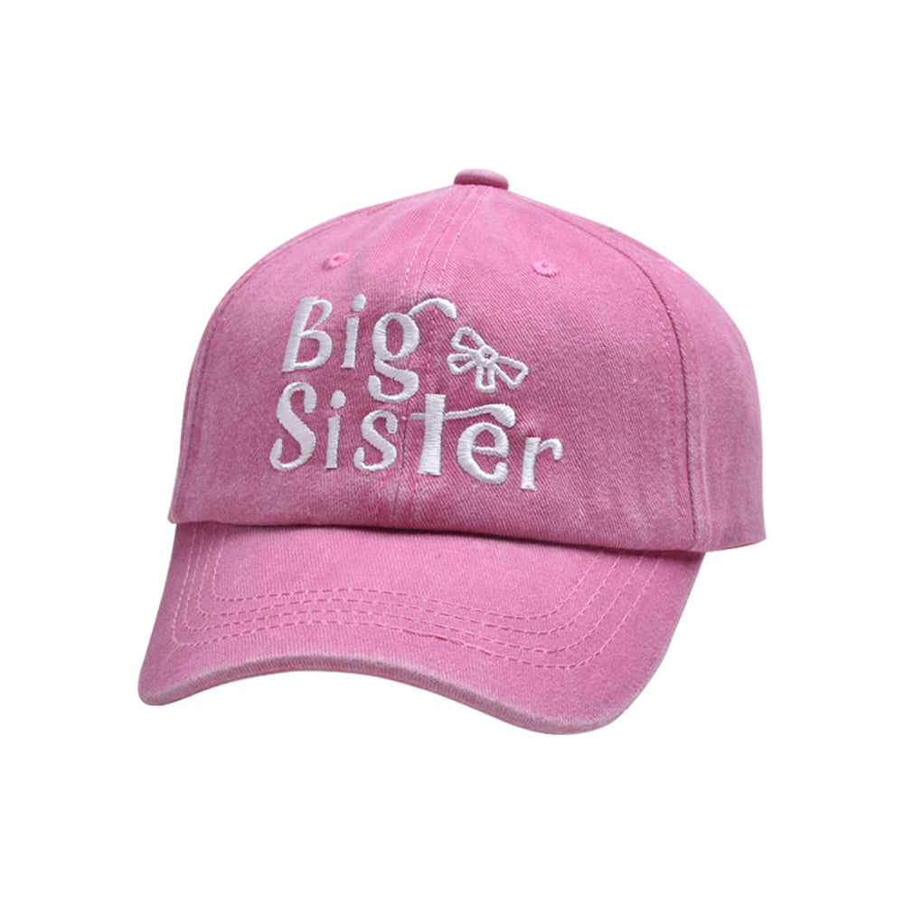 （Pre Order）Girls Big Sister Embroidered Baseball Cap