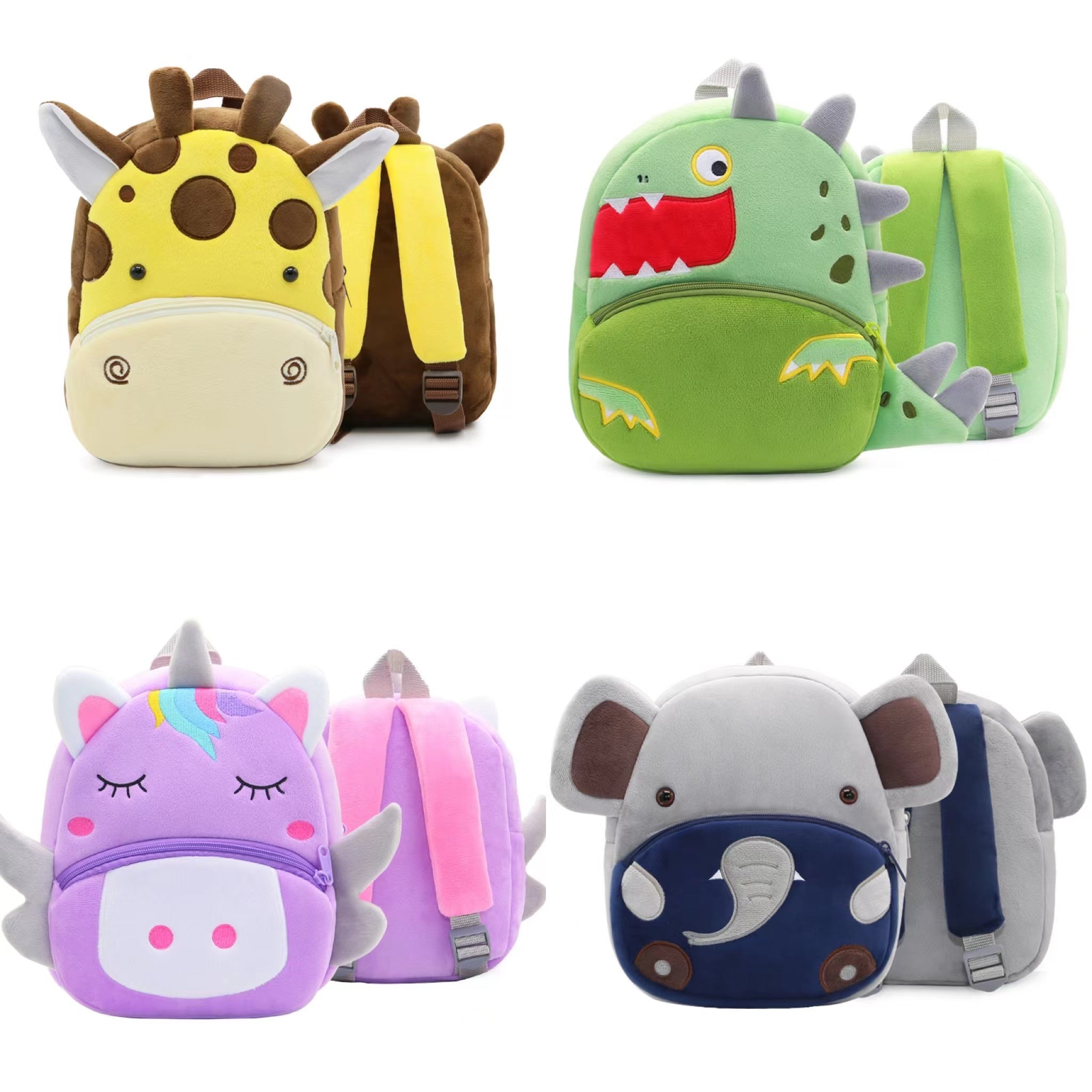 （Pre Order）Cute Cartoon Animal Children Backpack