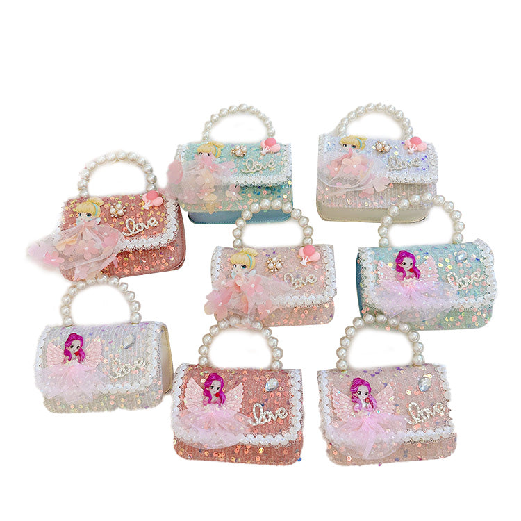 （Pre Order）Girls Fashion Princess Crossbody Bag