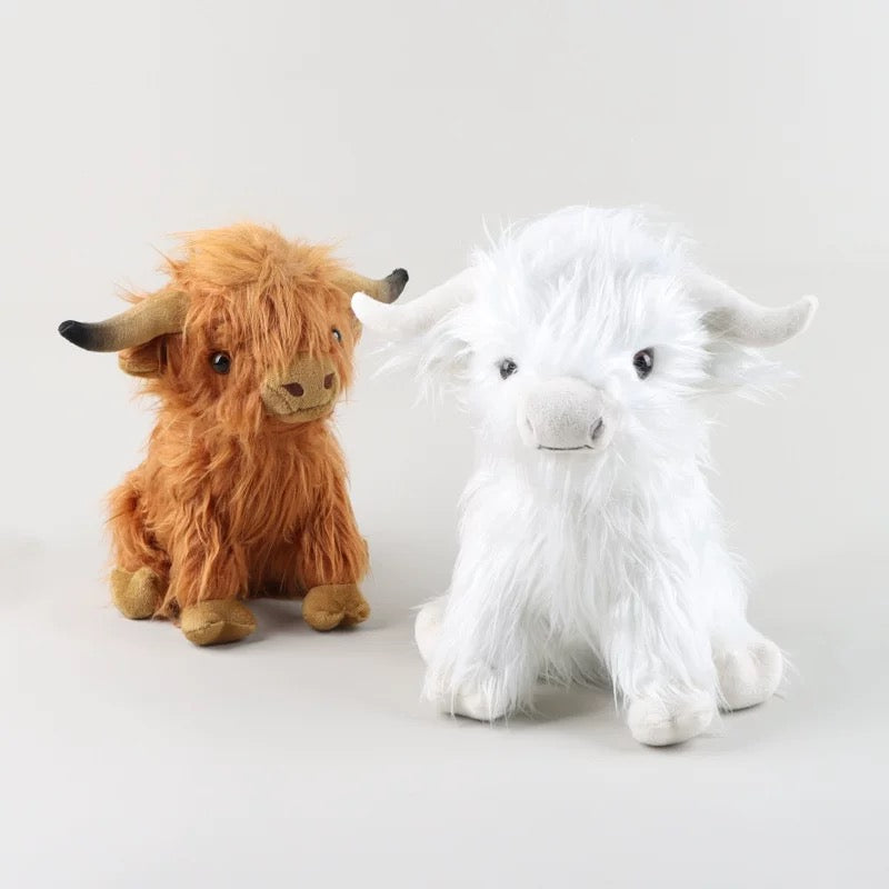 （Pre Order）Kids Highland Cow Plush Toy