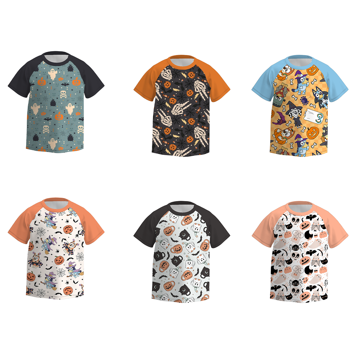 (Pre Order)Boys Halloween Print T-shirt