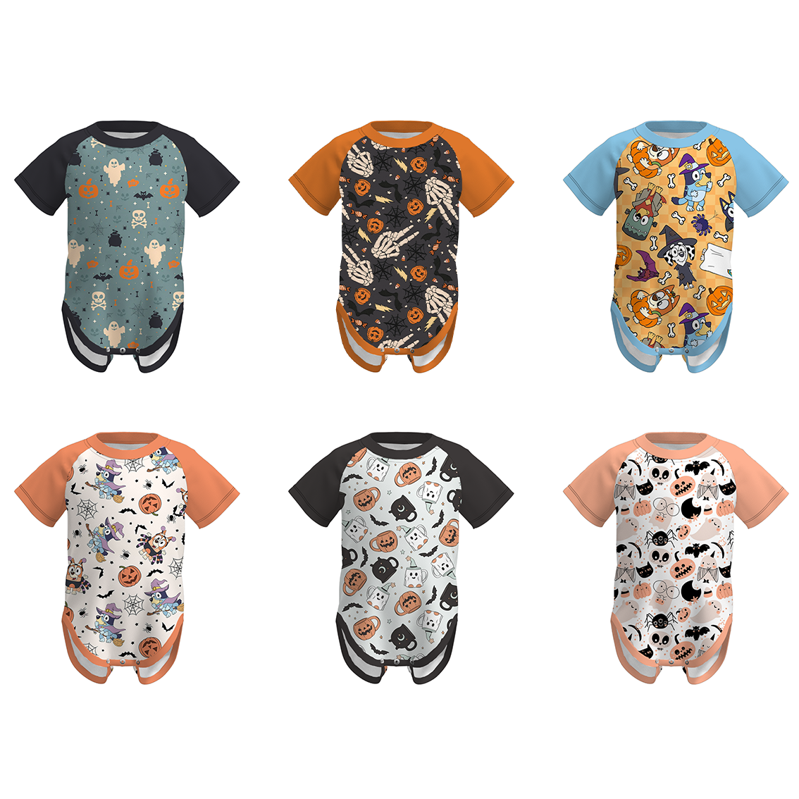 （Pre Order）Baby Boys Halloween Print Romper