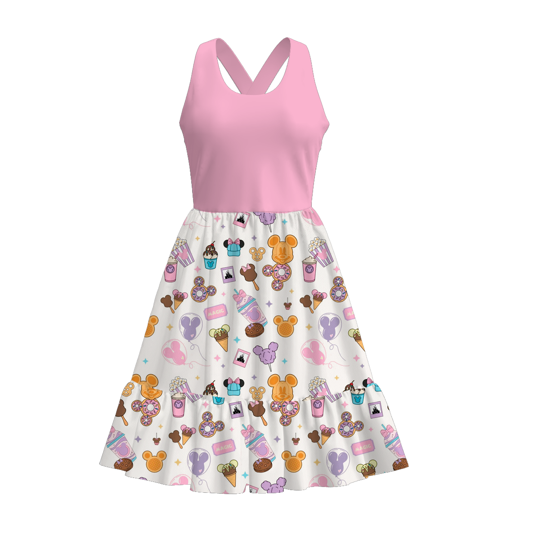 （Pre Order）Mommy and Me Spring ＆ Summer Print Dress