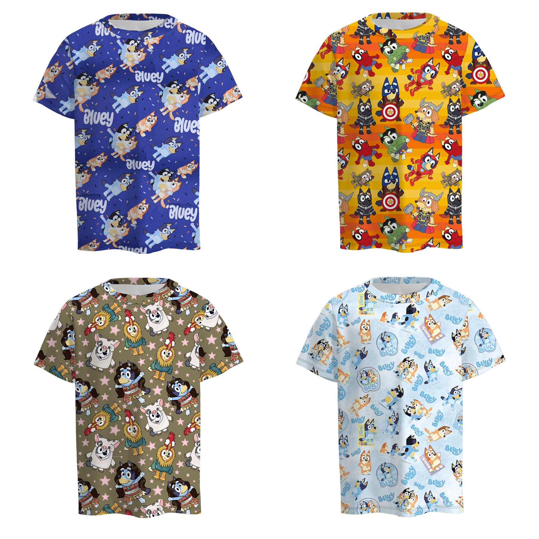 （Pre Order）Boys Cute Cartoon Print Top