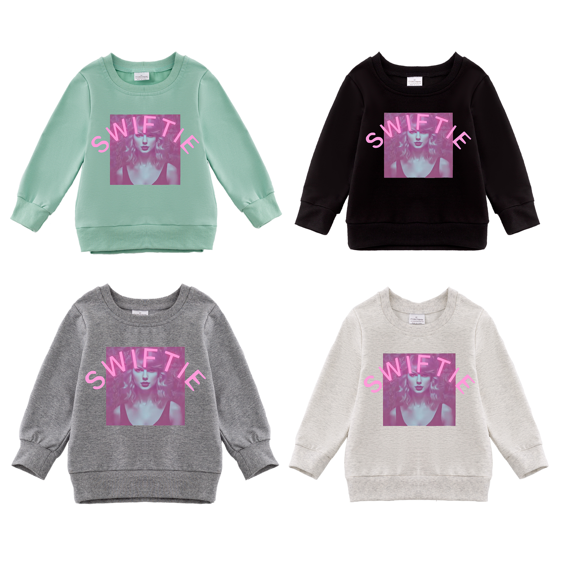 （Pre Order）Girls Fall TS Print Sweatshirt