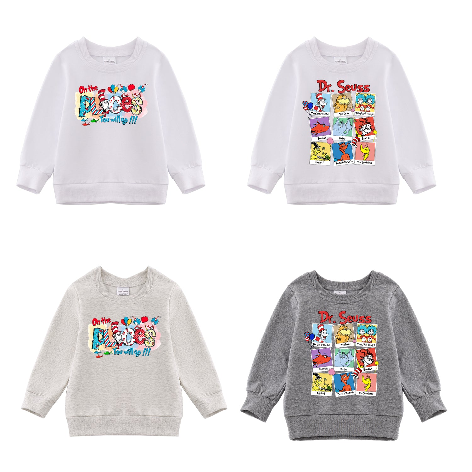 （Pre Order）Girls DR SEUSS Print Sweatshirt