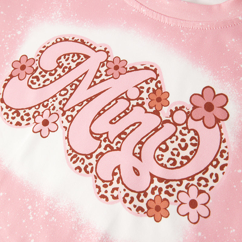 （In Stock L33-2-2）Mommy and Me Valentine's Day Print Top