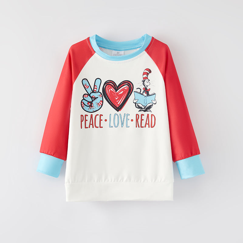 （In Stock）Boys Spring DR SEUSS Print Top