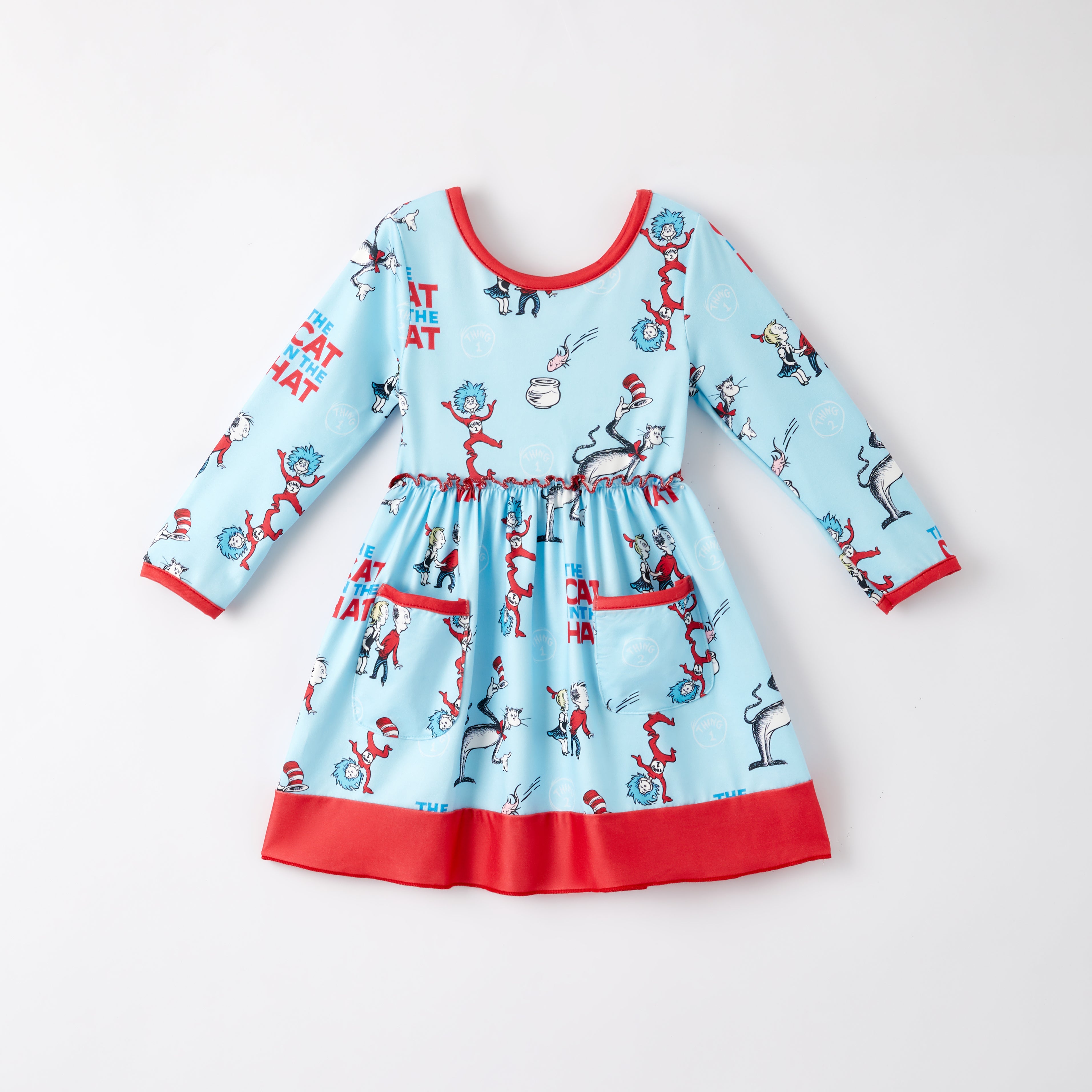 （In Stock）Girls DR SEUSS Print Dress