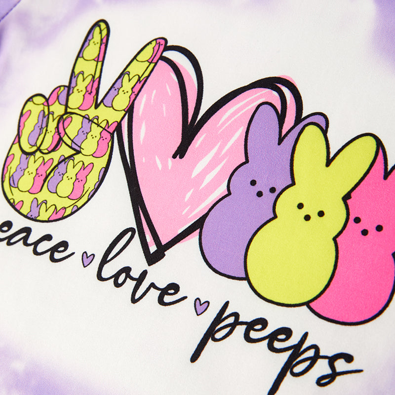 （In Stock）Girls Easter Bunny Print Top