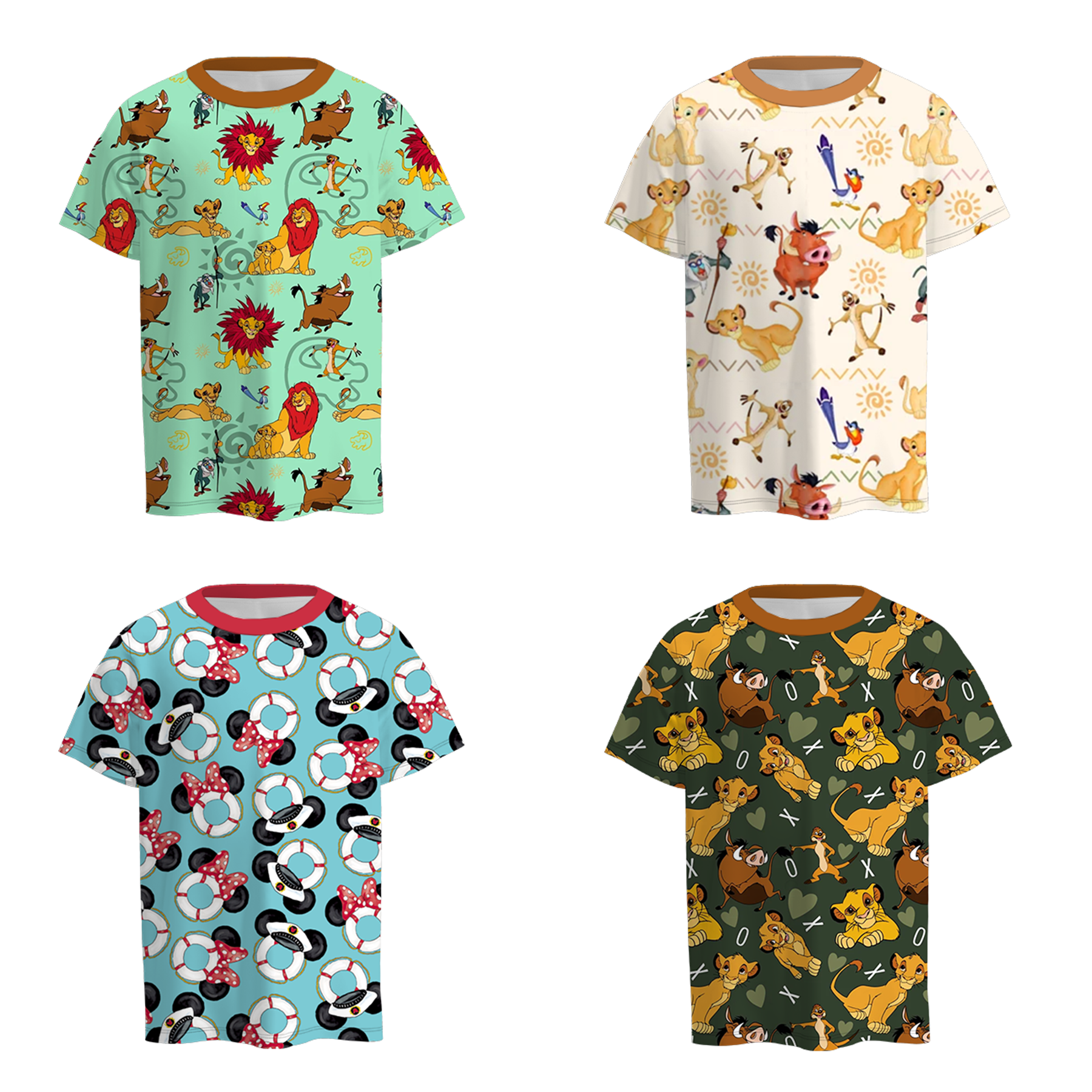 （Pre Order）Boys Spring and Summer Cartoon Print Top