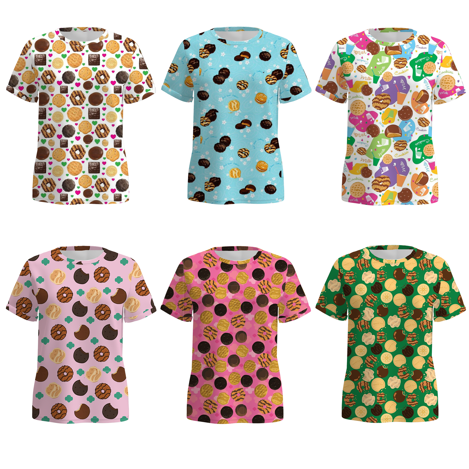 （Pre Order）Adults Dessert Print Top