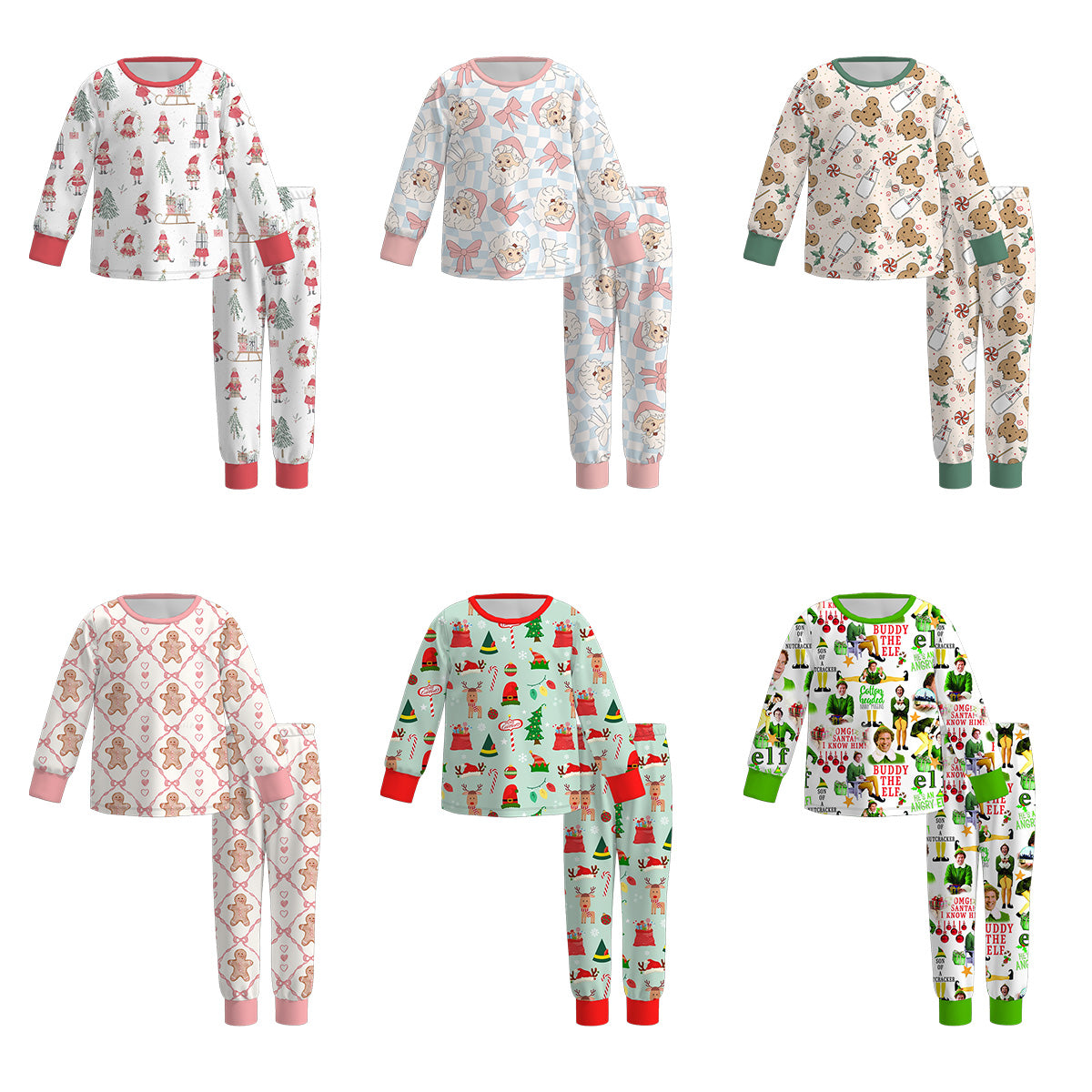 （Pre Order）Girls Christmas Nutcracker Print Pajamas