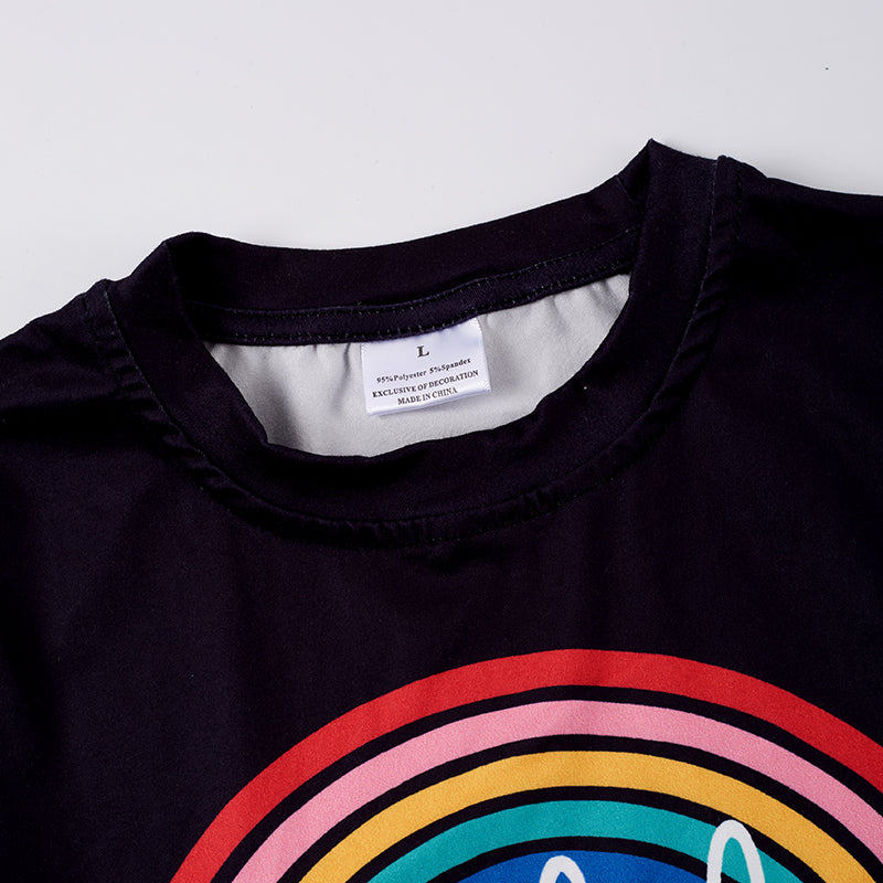 (In Stock E11-02-01)Boy's Kindergarten Rainbow T-shirt