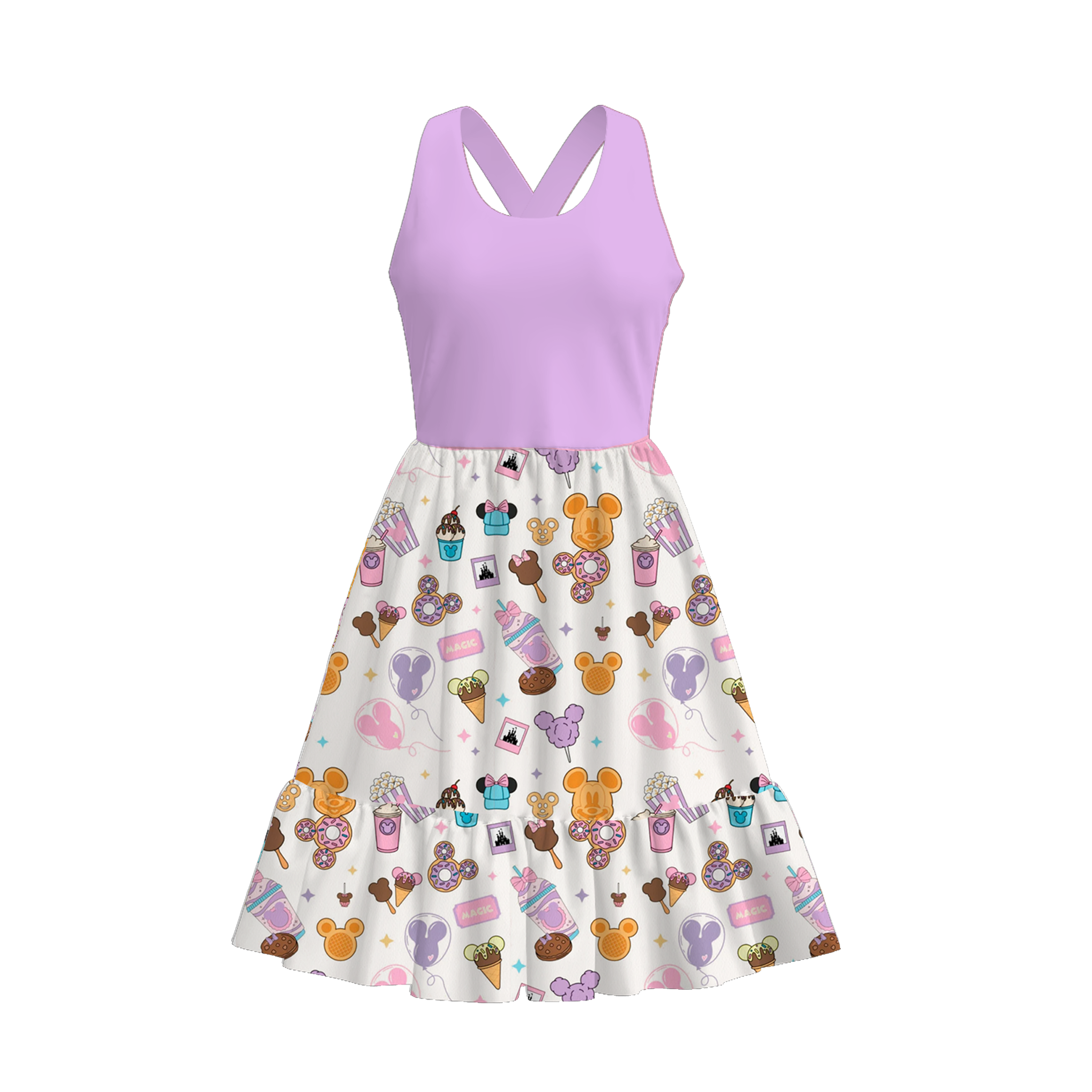 （Pre Order）Adults Spring and Summer Print Dress