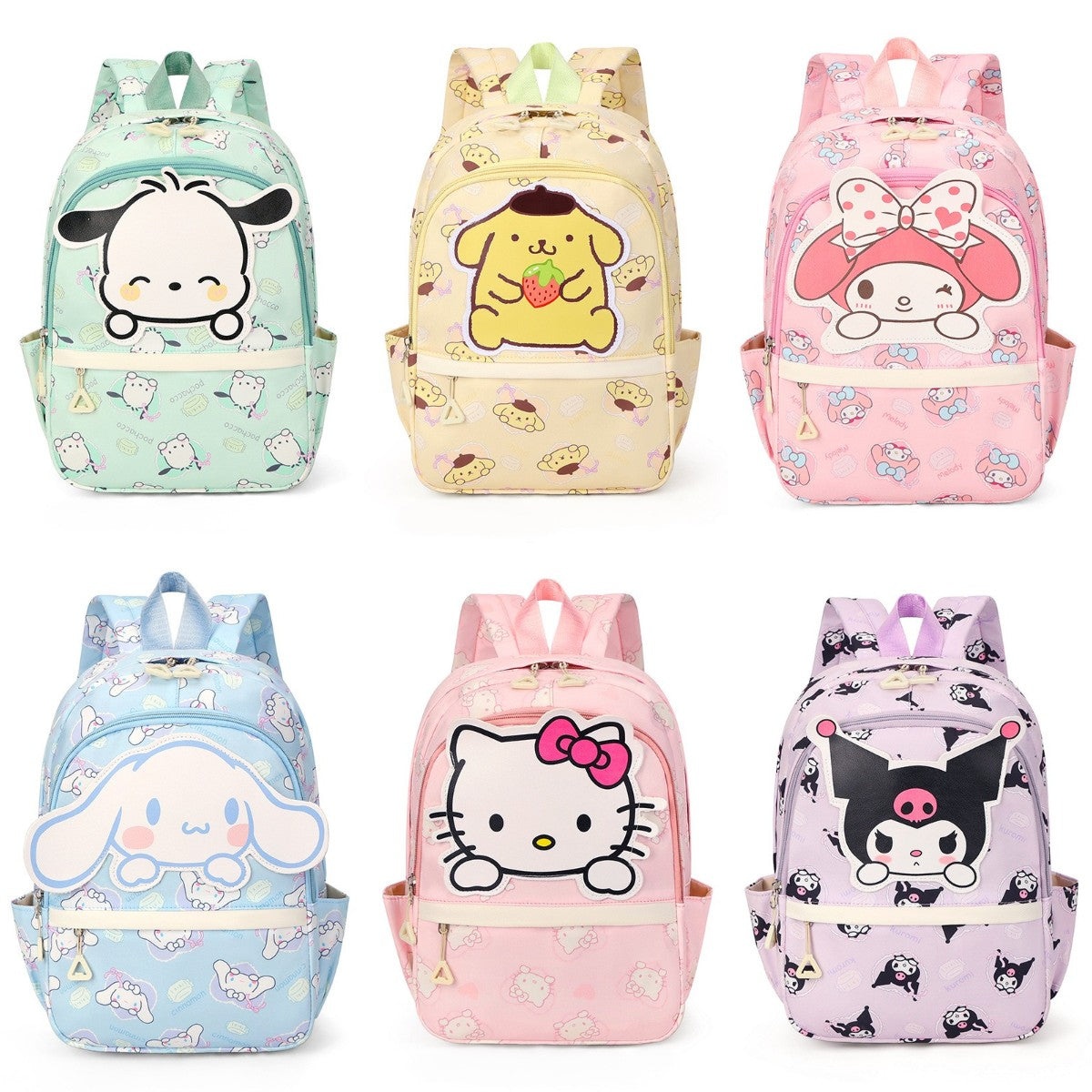 Kids Cartoon Print Backpack