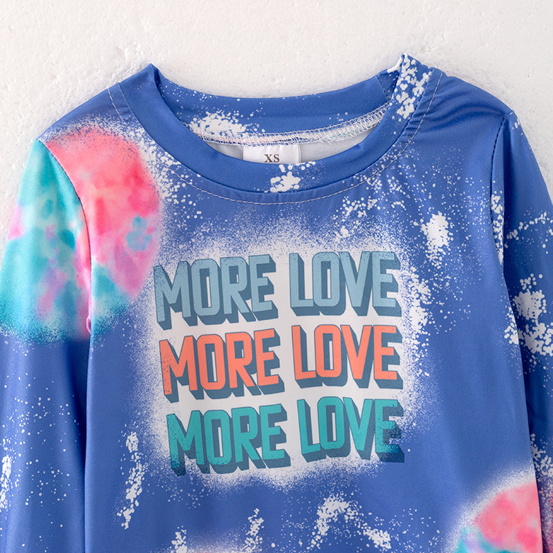 （In Stock）Mommy and Me MORE LOVE Print Top