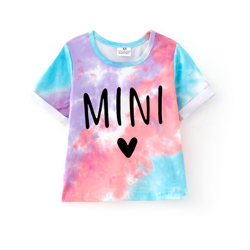 （In Stock）Girls Spring and Summer MINI Print Top