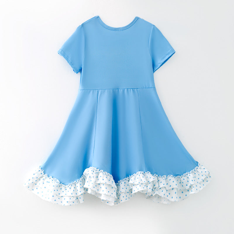 （In Stock）Girls Spring and Summer Cartoon Princess Dress