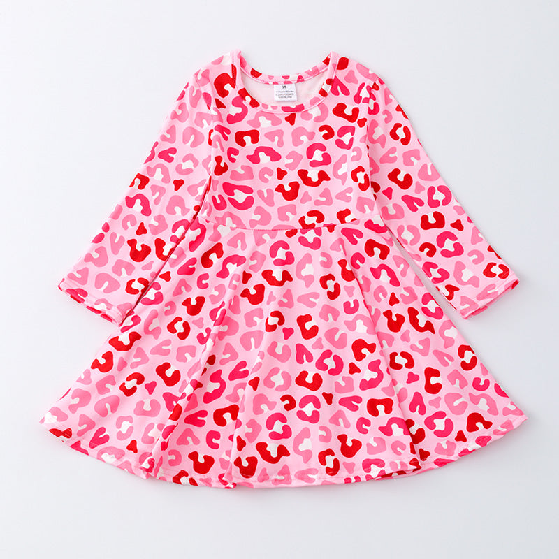 （Pre Order）Girls Valentine's Day Print Dress