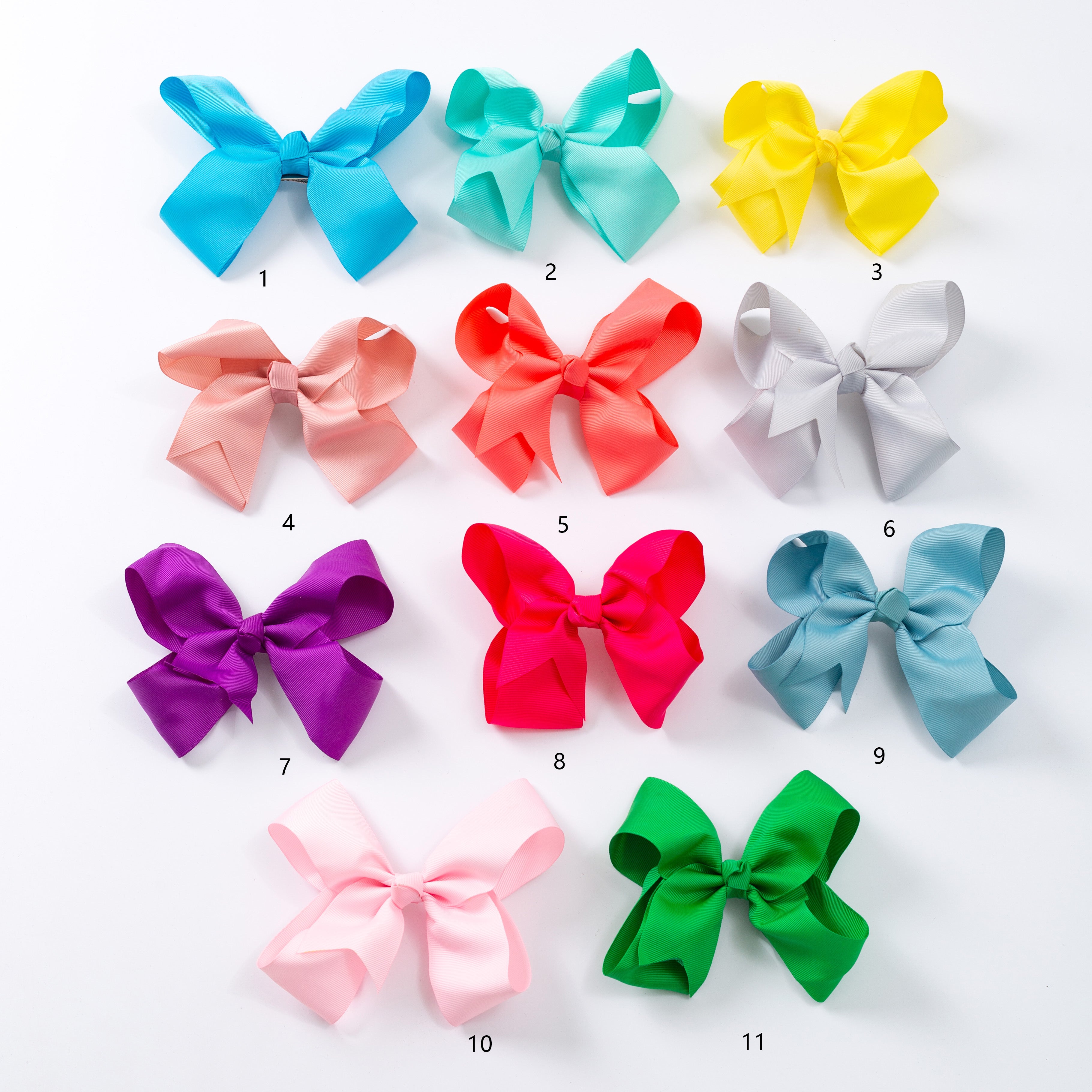 Girls' Solid Hair Clips