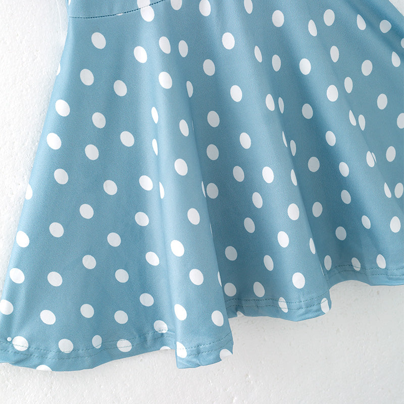 （In Stock）Girls Easter Polka Dot Dress