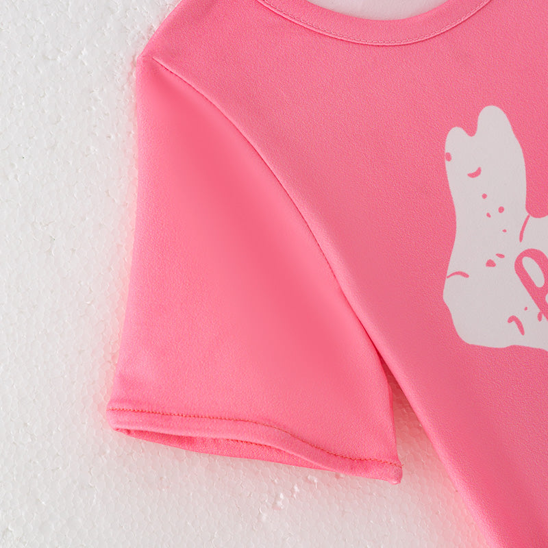 （In Stock）Mommy and Me Easter Bunny Print Top