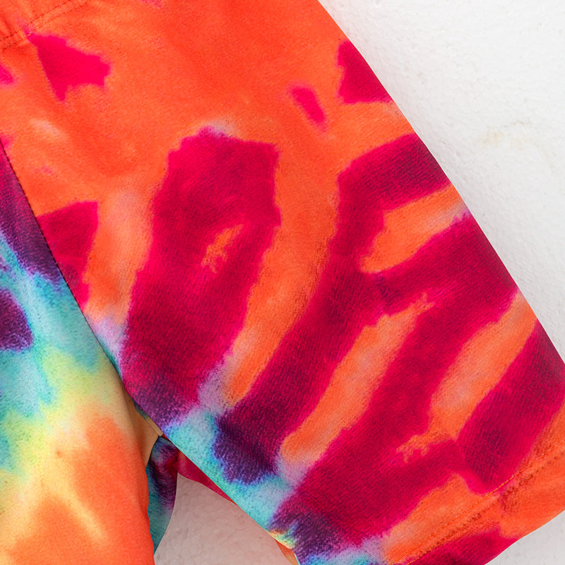 （In Stock）Daddy and Me Summer Tie-dye Swim Trunks