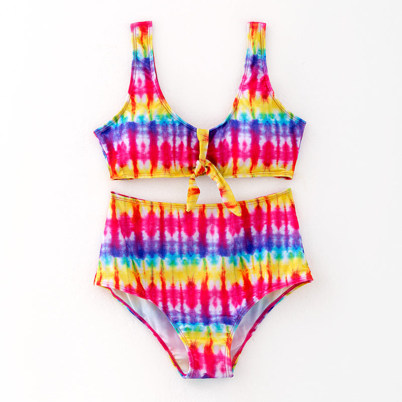 （In Stock）Adults Summer Tie-dye Swimsuit