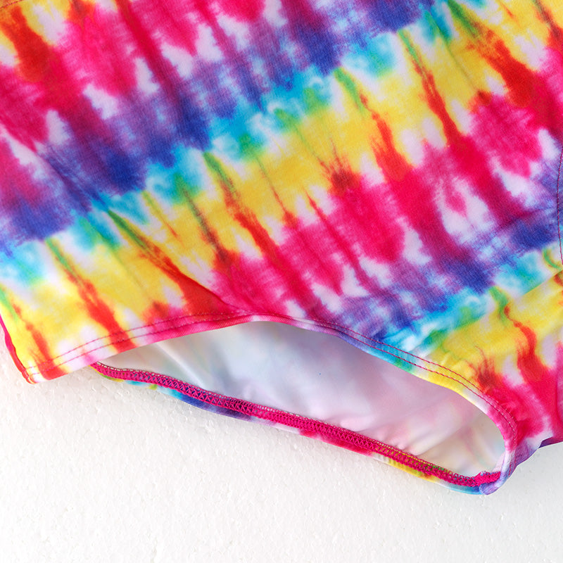 （In Stock）Adults Summer Tie-dye Swimsuit