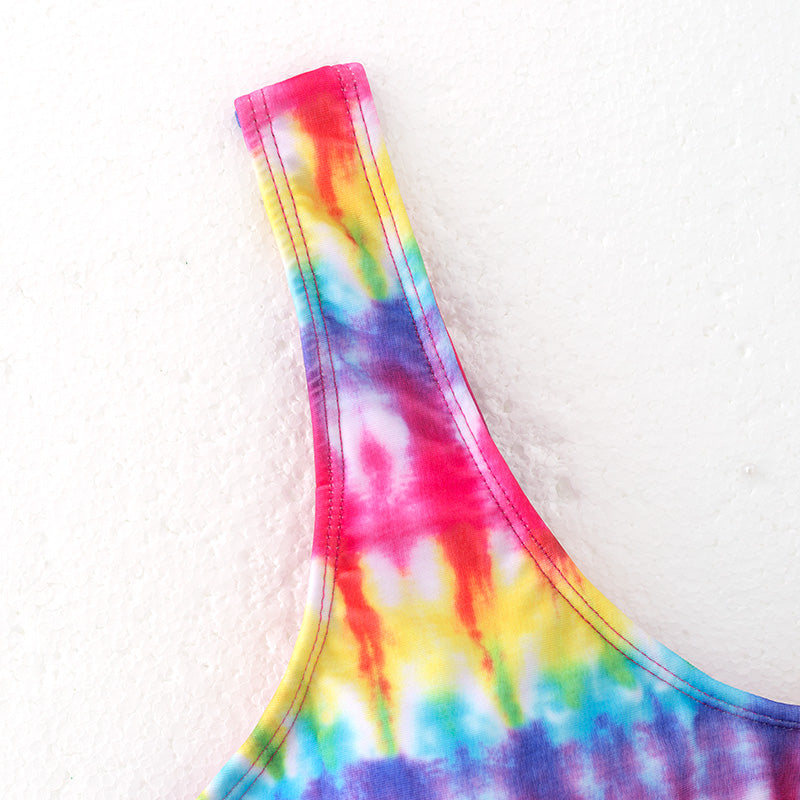 （In Stock）Adults Summer Tie-dye Swimsuit