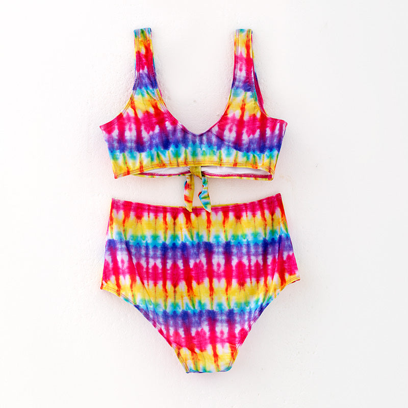 （In Stock）Adults Summer Tie-dye Swimsuit