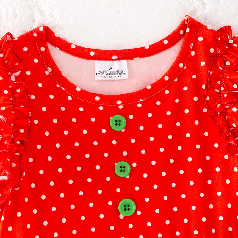 （In Stock）One Pack(10 Pieces total) Sale Girls Spring and Summer Watermelon Print Dress