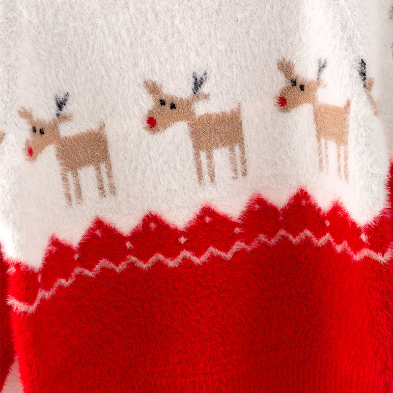 （In Stock G7-1-2）Girls Christmas Sweater