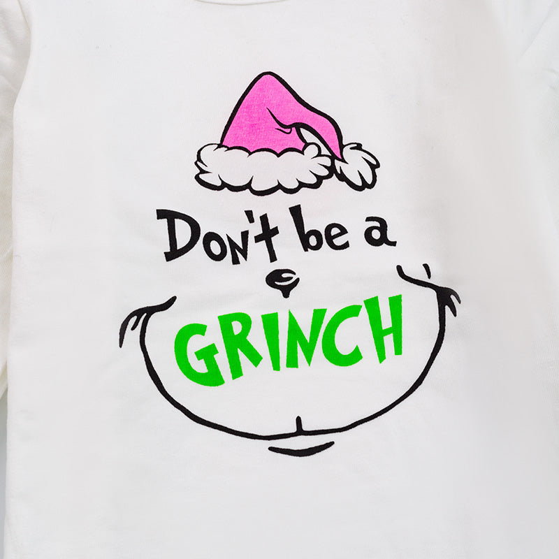 （In Stock G14-03-01）Grinch Long sleeve suit