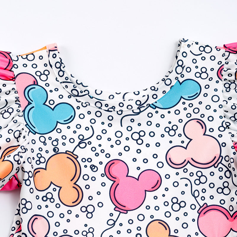 （Pre Order）Girls Cartoon Print Dress