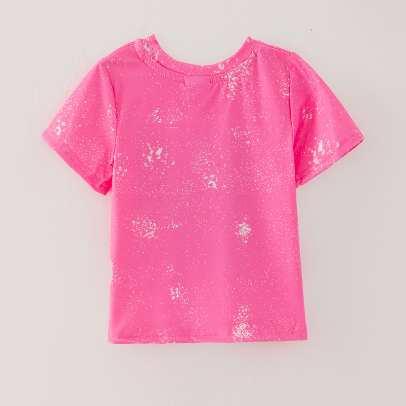 （In Stock E27-4-1）Girls Fall Cute Cartoon Print Top