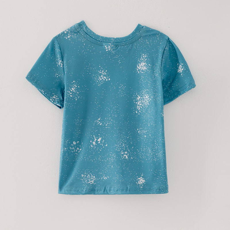 （In Stock E27-4-1）Girls Fall Be Kind Print Top